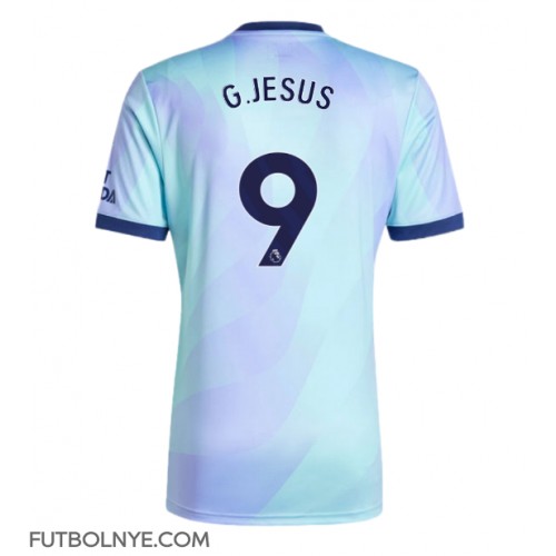 Camiseta Arsenal Gabriel Jesus #9 Tercera Equipación 2024-25 manga corta